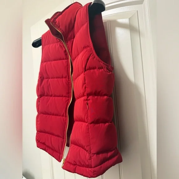 Talbots Red Puffer Vest - Picture 3 of 7